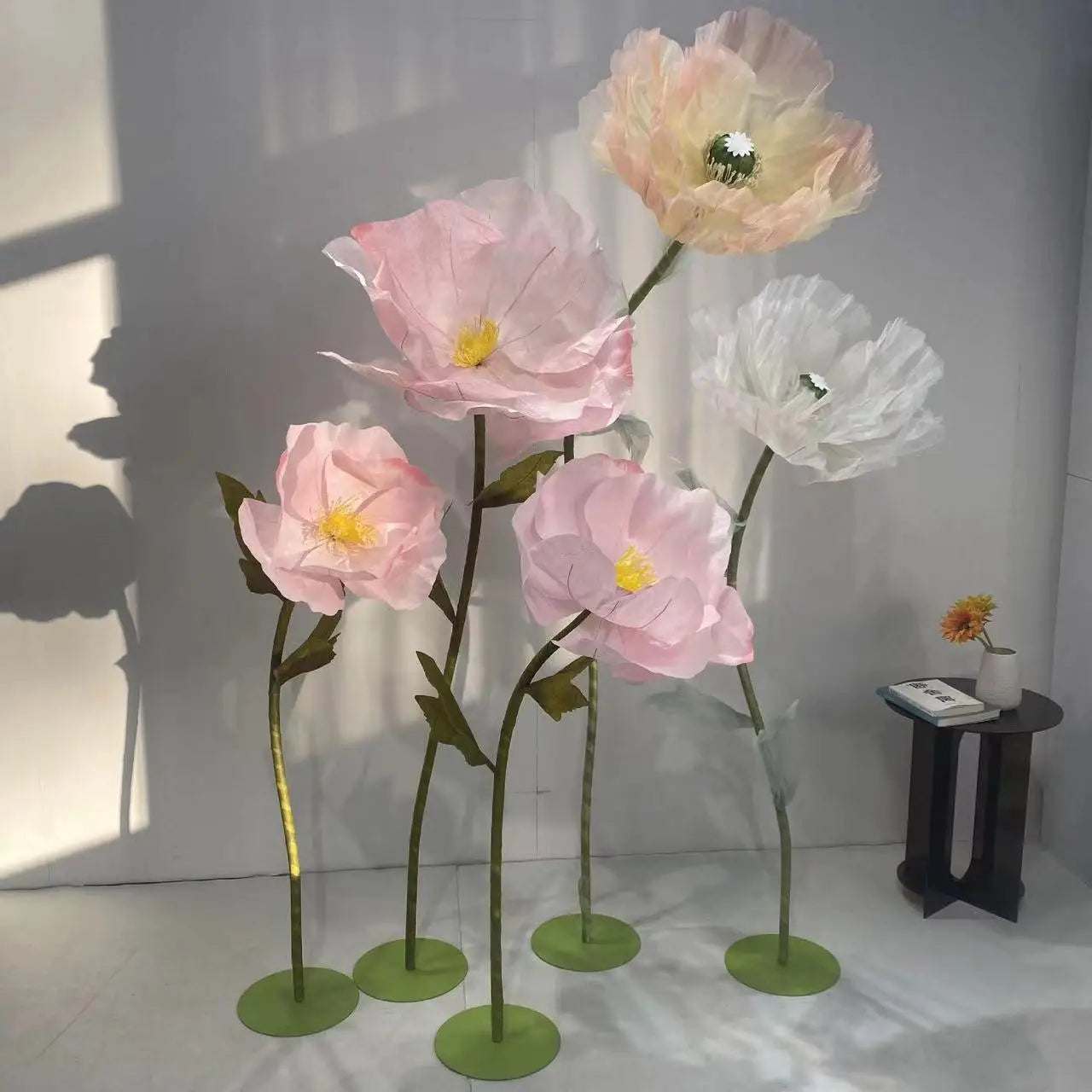 Hot Selling Artificial Flower Rose Pe Large Foam Flowers for Wedding Window Decor Giant Road Leading Flowers