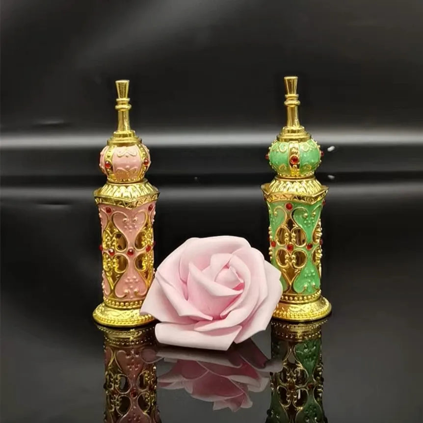 12ml Arabian Dubai Perfume Essential Oil Bottle with Dropper Sub-packing Perfume Bottle