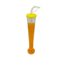 Food Grade 500ML Plastic Straw Slush Cup for Parties for Yard Use