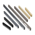 Small Vintage Black Gold Satin Aluminium Alloy New Gold and Black Long Closet Handles Modern Kitchen Cabinet Hardware