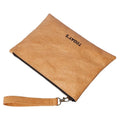 ECO Friendly Recycled Materials Simple Small A4 Large Vintage Reusable Canvas Custom Waterproof Tyvek Foldable Shampoo Mascara
