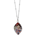 Personalized Sublimation Metal Necklace Blanks Fashion Jewelry Pendant for Holiday Gifts