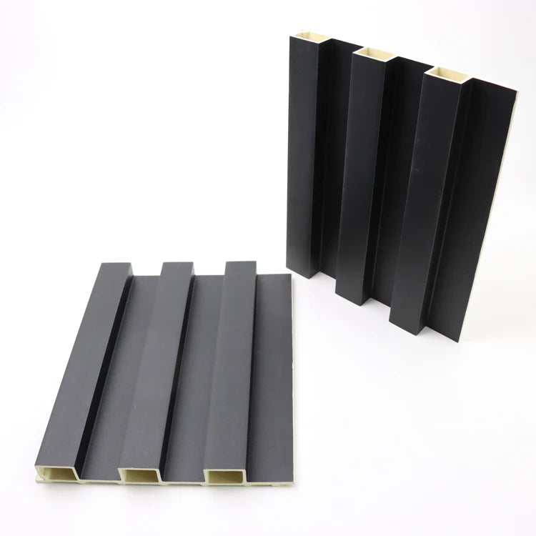 Sonsill Wooden Grain PVC Wpc Wall Panels for Wall Decoration