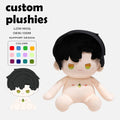 10cm Kpop Doll ASTM CE ODM OEM Handmade Dolls Customized Made Mascot Plush Toy Custom Plush Doll With Clothes