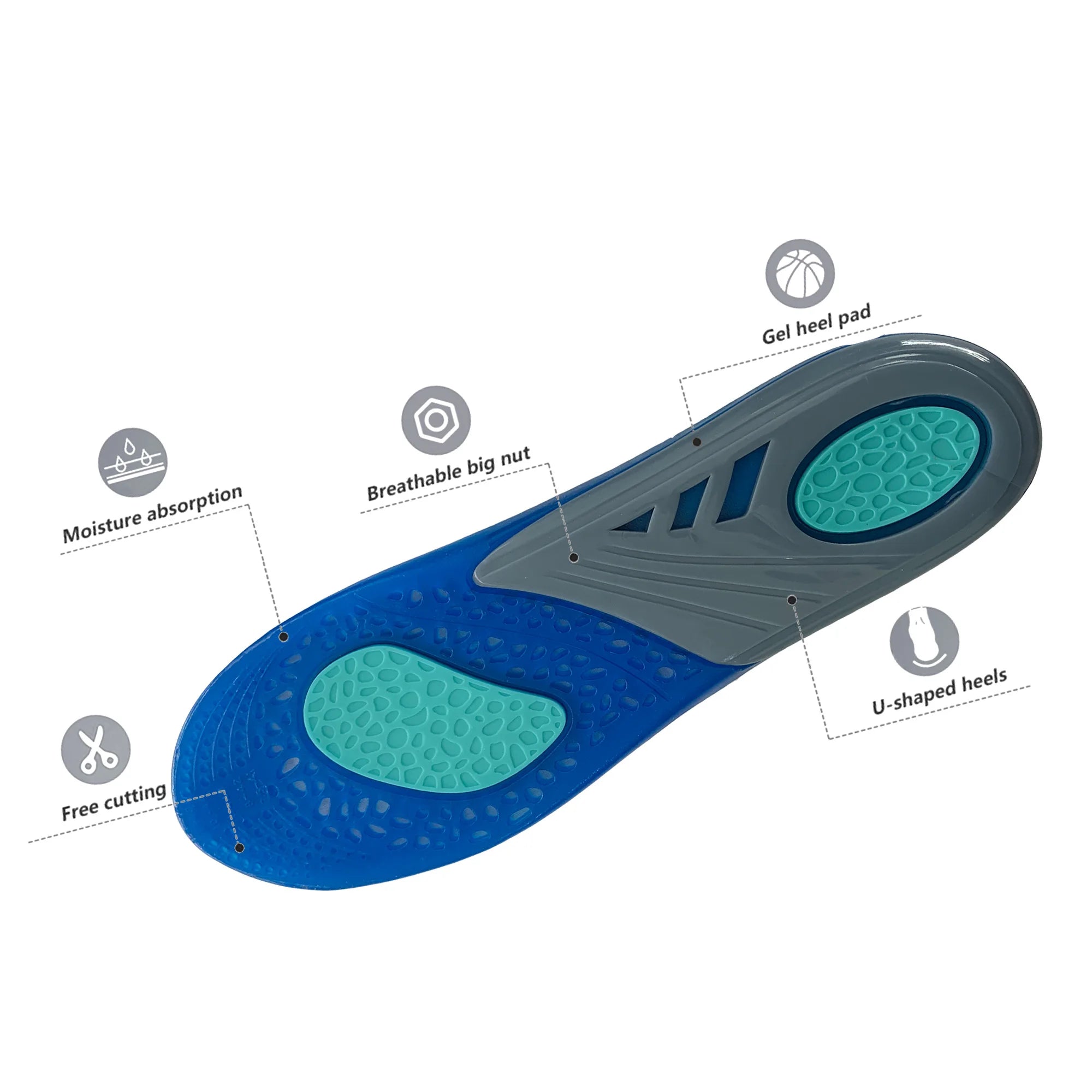 Invisible Height Increase Insole Height Increase Sock Vktry  Insoles