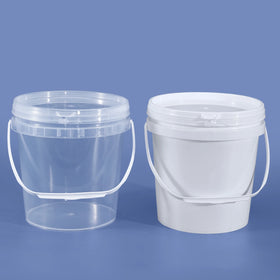 3L PP Plastic Bucket Containers With Lid and Handle