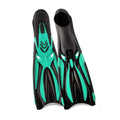 Hot Selling Diving Long Fins Low MOQ RTS Comfortable Soft TPR Swimming Flippers XXL Professional Diving Fins for Adult