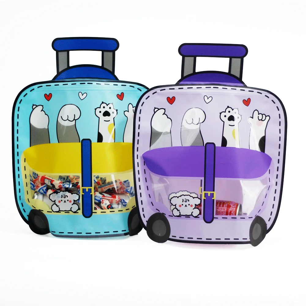 350g Unique Special Die Cut Shaped Mylar Bagsstand up Shape Pouchcute Packaging Bags for Small Business
