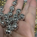 OLD Silver Alloy Pendant Charm Bead Charm Antique Style for DIY Jewelry Making Accessories