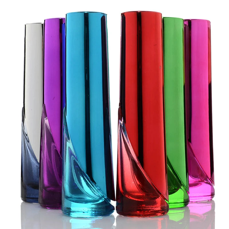 Stock Colorful Unique Shape 12ml Mini Refilled Empty Perfume Travel Bottle