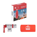 Bike Tire CO2 Pump Mini Cycling Bicycle CO2 Inflator Head With Sleeve Set (No CO2 Cartridges Included)