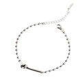 925 Silver Retro Simple Knotted Bracelet Female Ins Niche Cold Wind Temperament Personality Student Korean Hand Jewelry