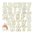 Sustainable Custom 26 Alphabet Patches Embroidered 6.2cm Fabric Felt Eco-Friendly Iron-On DIY Heat Press Clothing Jeans China