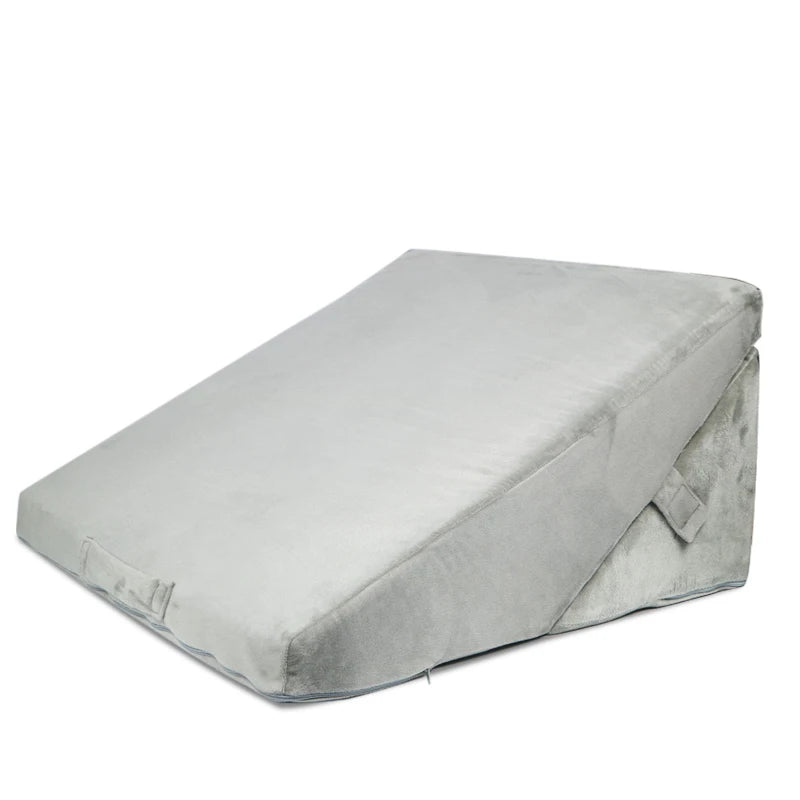 High Quality Triangle Back Support Headboard Bed Pillows Airplane Foam Folding Wedge Pillow Massage Hotels Nursing Whole Selling