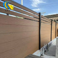 Outdoor Apartment Garden Composite Fence Panels Can Be Customized Wpc Fence Panels Aluminium Fence Profile