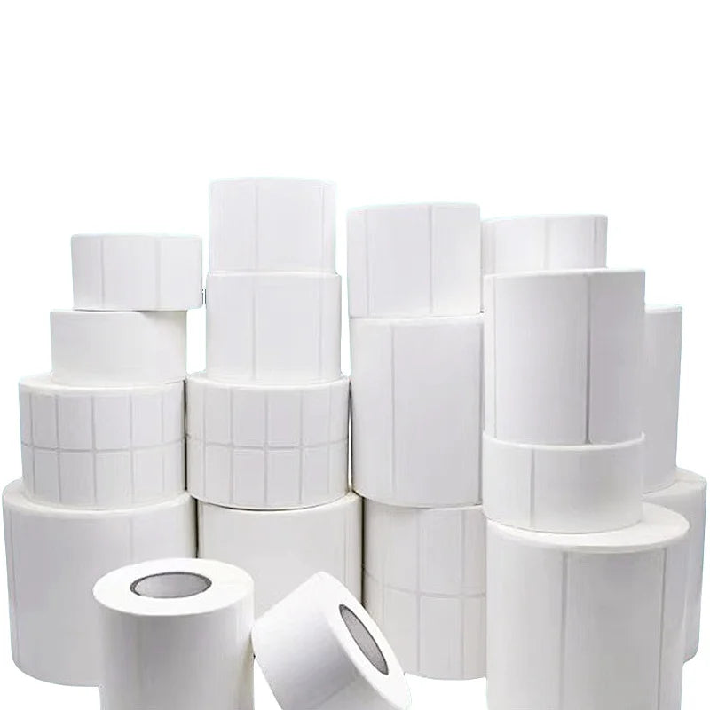 Custom Matte White PP Synthetic Paper Product Inkjet Label Color Printing for Industrial Use in Cosmetics
