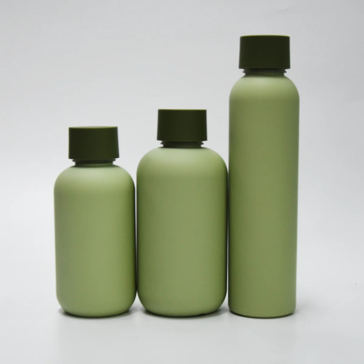 Large Capacity Square HDPE Plastic Bottles 200ml/300ml/500ml Pressed Shampoo & Body Wash Lotion Use with Pump Sprayer