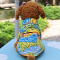 Private Label Custom Logo Summer Hawaiian Style Soft Breathable Luxury Pet Shirt Dog Clothes for Small Medium Dogs Cats