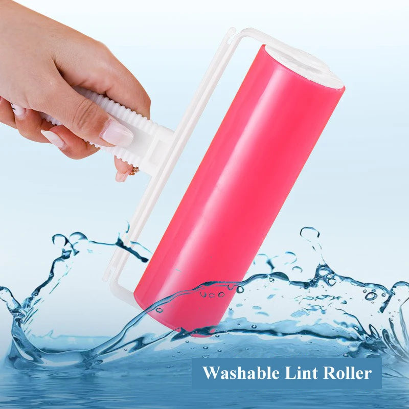 Reusable Lint Remover Pet Hair Remover for Clothes Washable Sticky Roller Travel Household Commercial Laundry Lint Roller