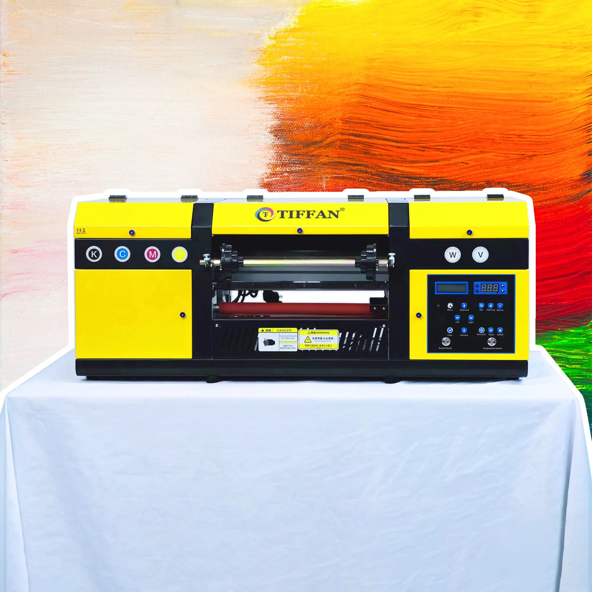 TIFFAN Factory Price High Speed Flat Bed Uv Printer Impresora A3 AB Film Cmyk Lc lm w v 30cm A3 Uv Dtf Printer With Laminator