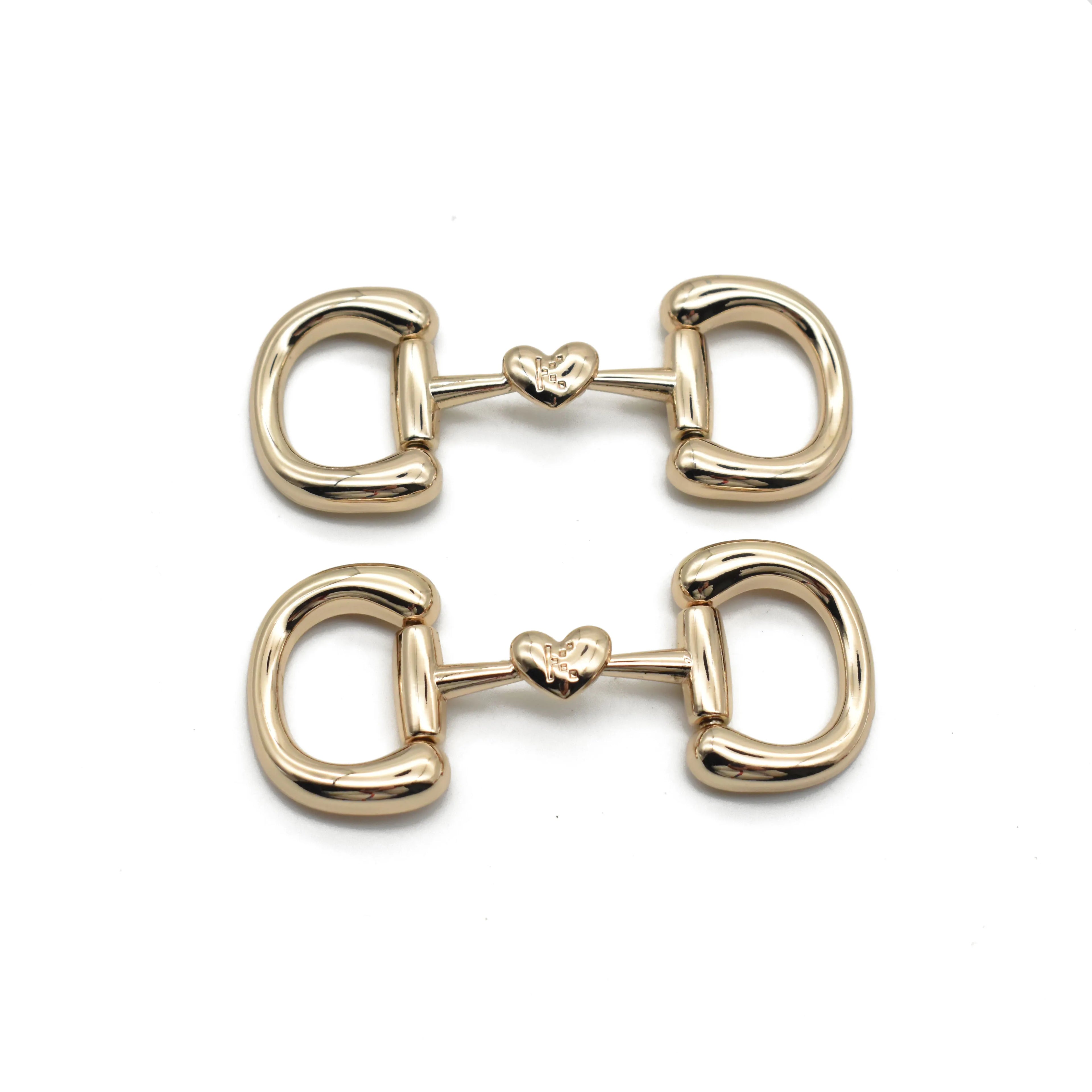 Custom Simple Bikini Connector Metal Belt Buckle for Ladies Swimmer Accessories