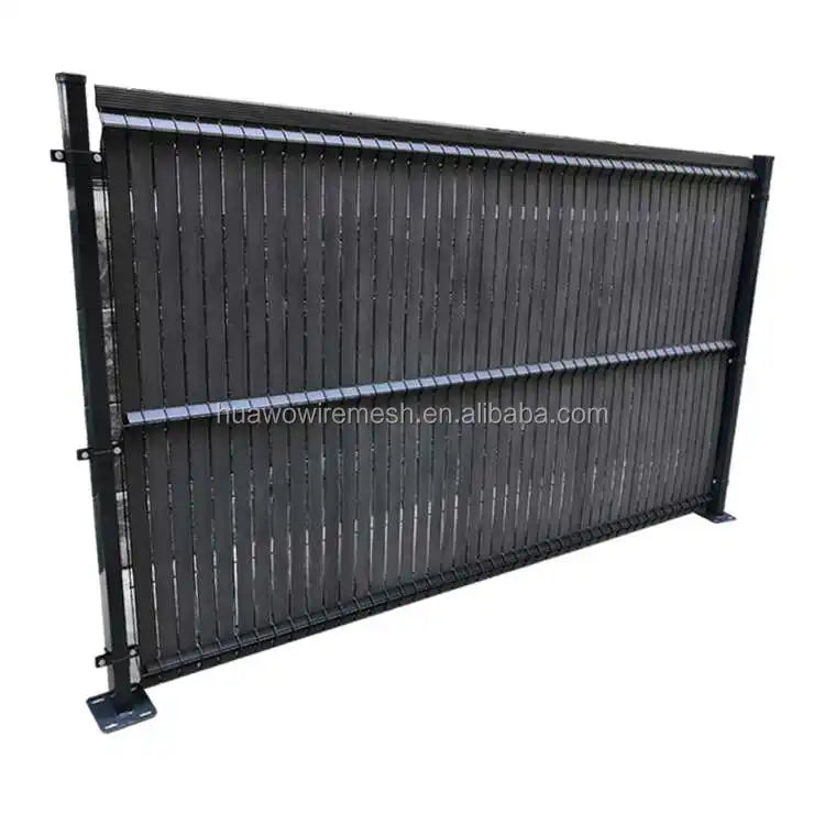 3D PVC Coated Galvanized Steel Rigid Iron Mesh Eco-Friendly Waterproof Rot Proof Rodent Proof Privacy Fencing Trellis Gate