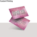 Wholesale Wedding Gift Packaging Matte Glossy Newsprint Corrugated Board Fancy Paper with Offset Printed Thank You Cards