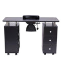 Modern Design Manicure Nail Table Beauty Salon Furniture with Dust Collector for Living Room Makeup Desk