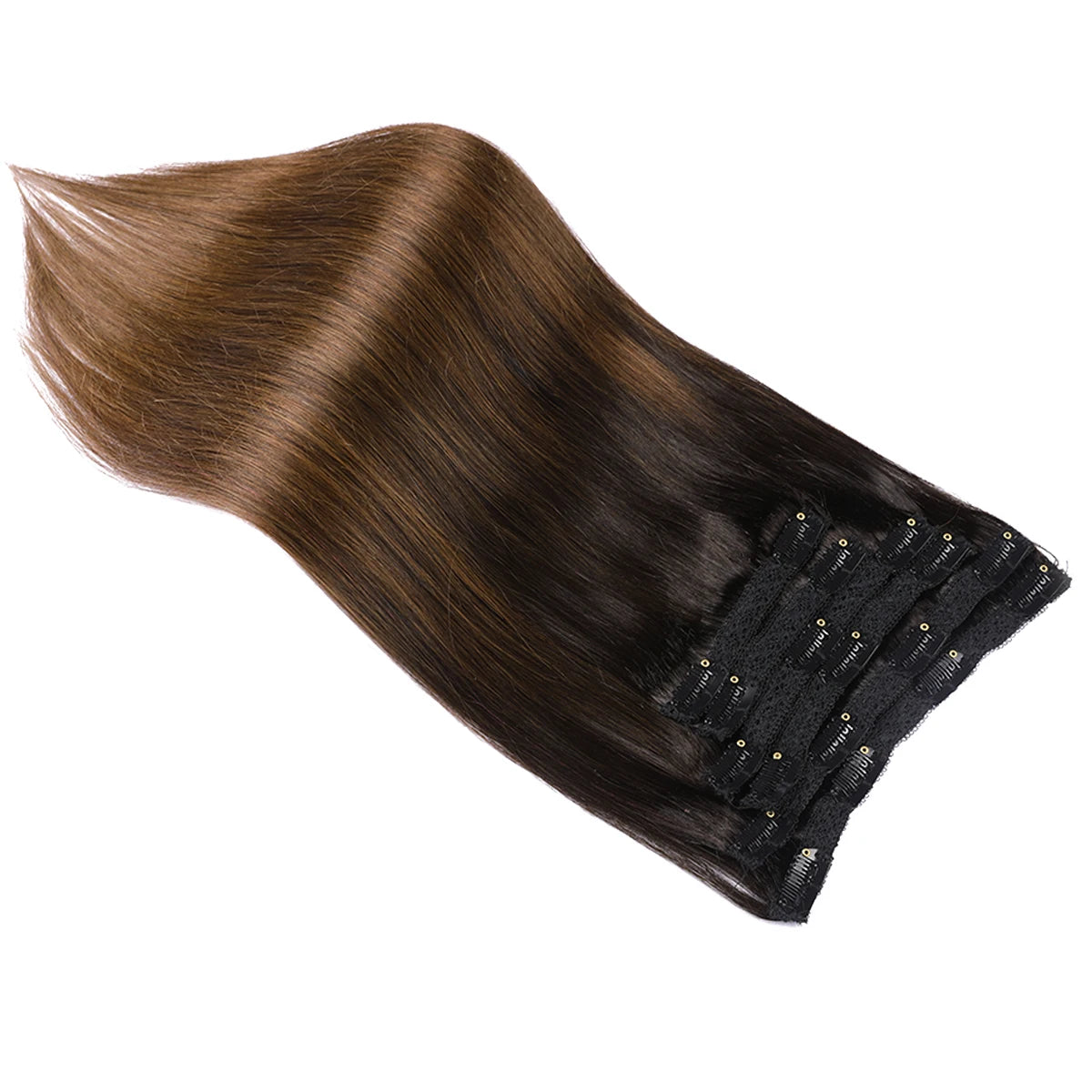 Virgin Cuticle Aligned Popular Blonde Balayage Color  Double Drawn Clip in Hair Extensions