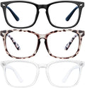 Square Eyeglasses Frame Blue Light Blocker Glasses for Women Men Anti Eye Eyestrain Reading Gaming Blue Light Blocking Glasses