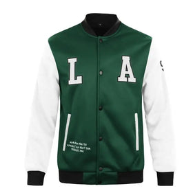 Men Designer College Jackets Wholesale Blank Varsity Custom logo Plain Knit Varsity Men's Jackets