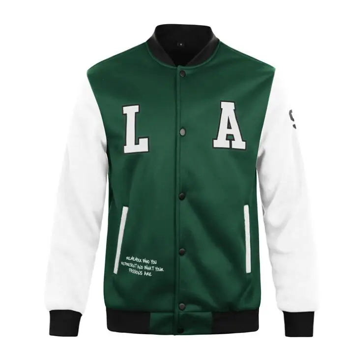 Men Designer College Jackets Wholesale Blank Varsity Custom logo Plain Knit Varsity Men's Jackets