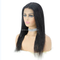 HL26-1B Remy Hair  Human Wig Bangs T-Part Straight 12-24inch Human Hair Wigs for Black Women