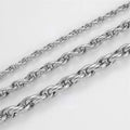 Beimai OEM Necklace Stainless Steel Chunky Hemp Flower Men's Chain Necklace