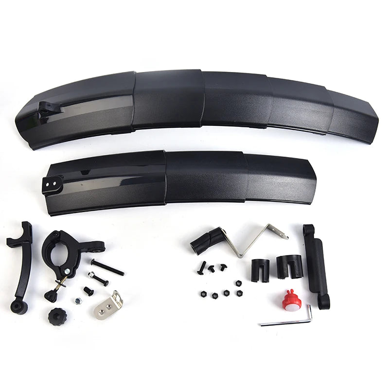 Superbsail Mudguard Fender Ultralight Folding With Taillight Bike Kit Mudguard Front Rear Fender for Road Bike Mud Guard