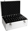 Aluminum Hard Drive Box 3.5inch 20-Bay Protection HDD Storage Suitcase with Foam
