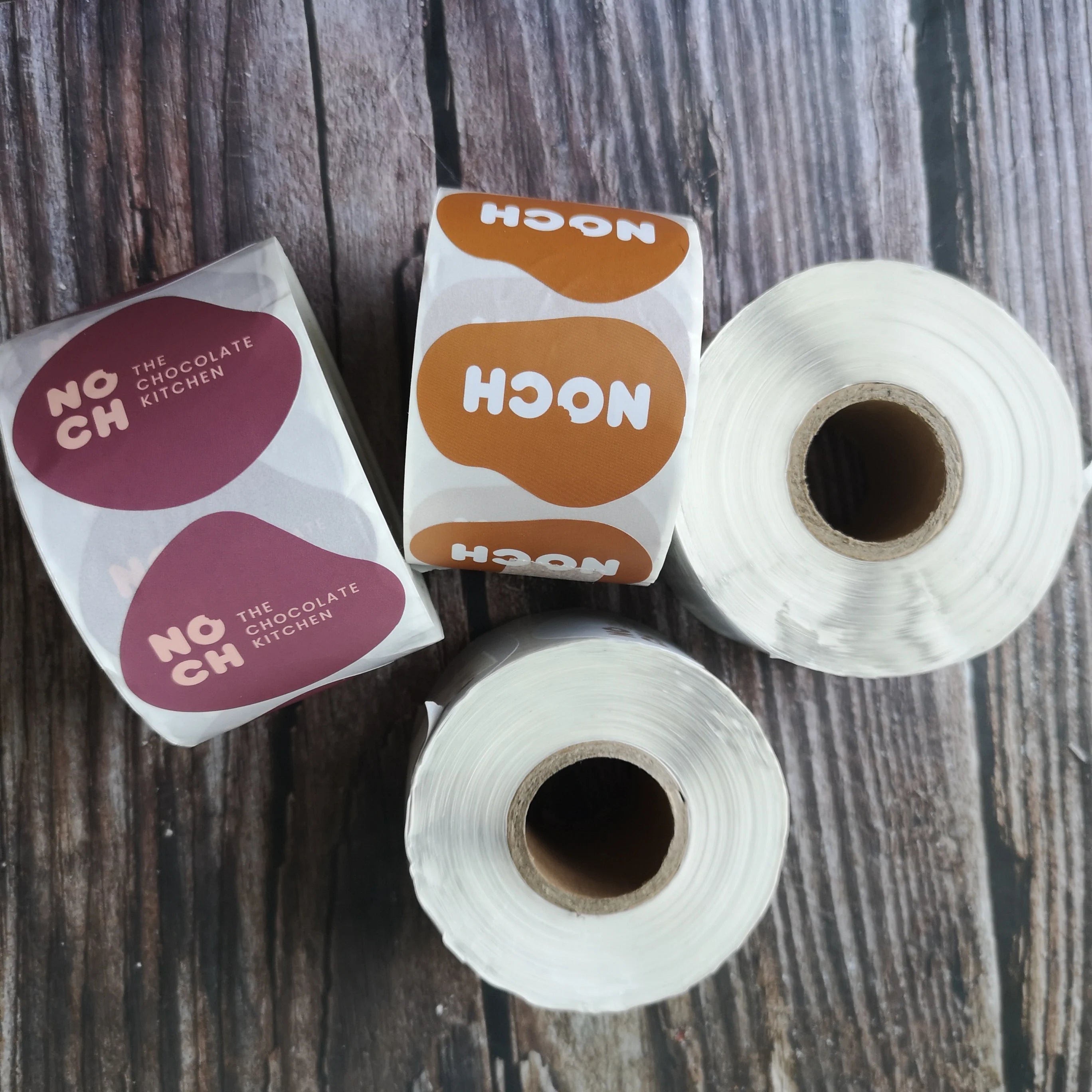 Custom Printed PVC Vinyl Roll Waterproof Paper Stickers Thank You Packaging Labels for Perfume Lipstick Skin Care Toothpaste