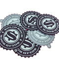 Custom Iron-On Woven Patches Fabric with Sequins Decoration High Quality for Jackets Hats Bags & More