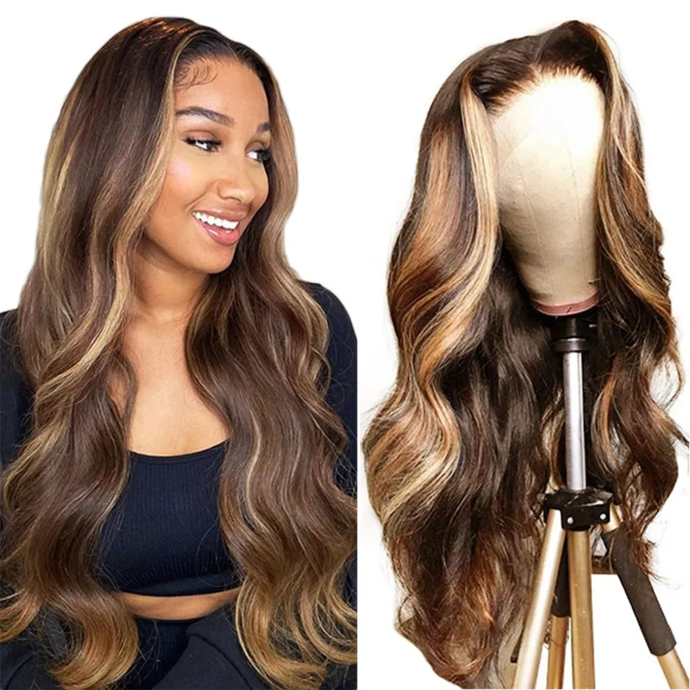 Buy Natural Cheap Glueless Bodywave Human Hair Wigs Lace Front Brazilian Virgin HD Human Hair Lace Frontal Wig for Women