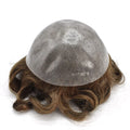 PAPY Non Surgical Bonded Thin Skin Base Short Hair System Human Hair Toupee Unit for Men