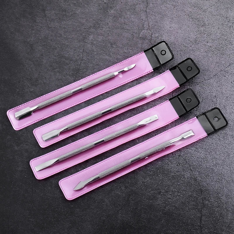 Cuticle Pusher Set Stainless Steel Cuticle Remover Kit Cutter and Trimmer Manicure and Pedicure Tools for Fingernail