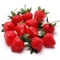 Artificial Fruits Plastic Simulation Strawberry Model  Fruit Props Decoration Home Wedding Decoration
