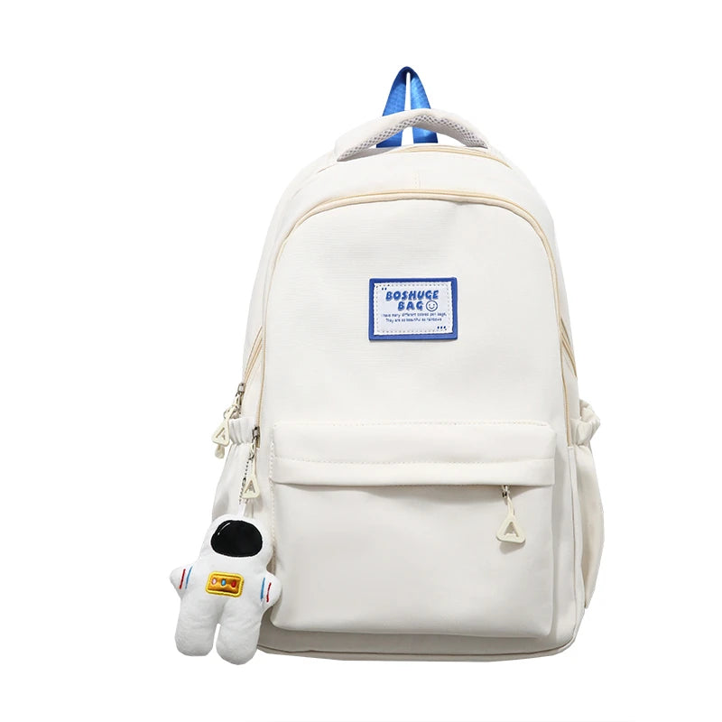 Trendy All-Matching Student Backpack Large-Capacity Backpack Casual All-Matching Schoolbag One Piece Dropshipping 416