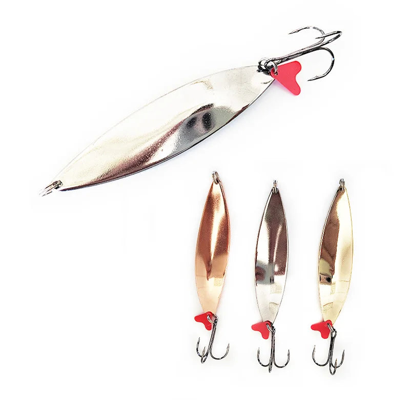 MISTER LURE OEM New Design 45g 105mm Metal Spoon Fishing Lure Manufacturing Saltwater Long Cast Fishing Lure
