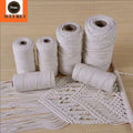 5Mm/100M Anti-pilling Soft Fancy Macrame Cord 100% Cotton Rope for Home Decoration