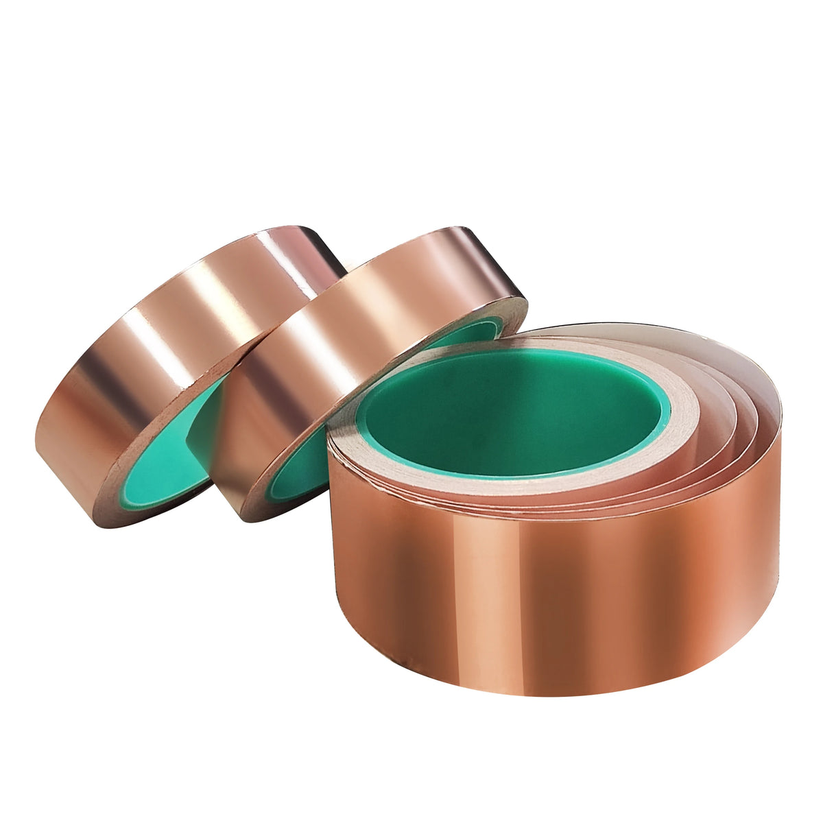HWK 30mm Wide Conductive Copper Foil Tape Waterproof Acrylic Paper Film Radiation Protection Stained Glass Dryer Vent 20mm