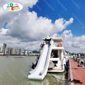 Customized Commercial Water Play Equipment Inflatable Water Yacht Slide Inflatable Dock Slide for Boat