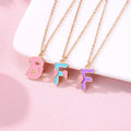 3Pcs/Set Colorful Glitter Pendant Magnetic Best Friends BFF Letter Necklaces for 3 Kids Girls Friendship Children Jewelry Gifts