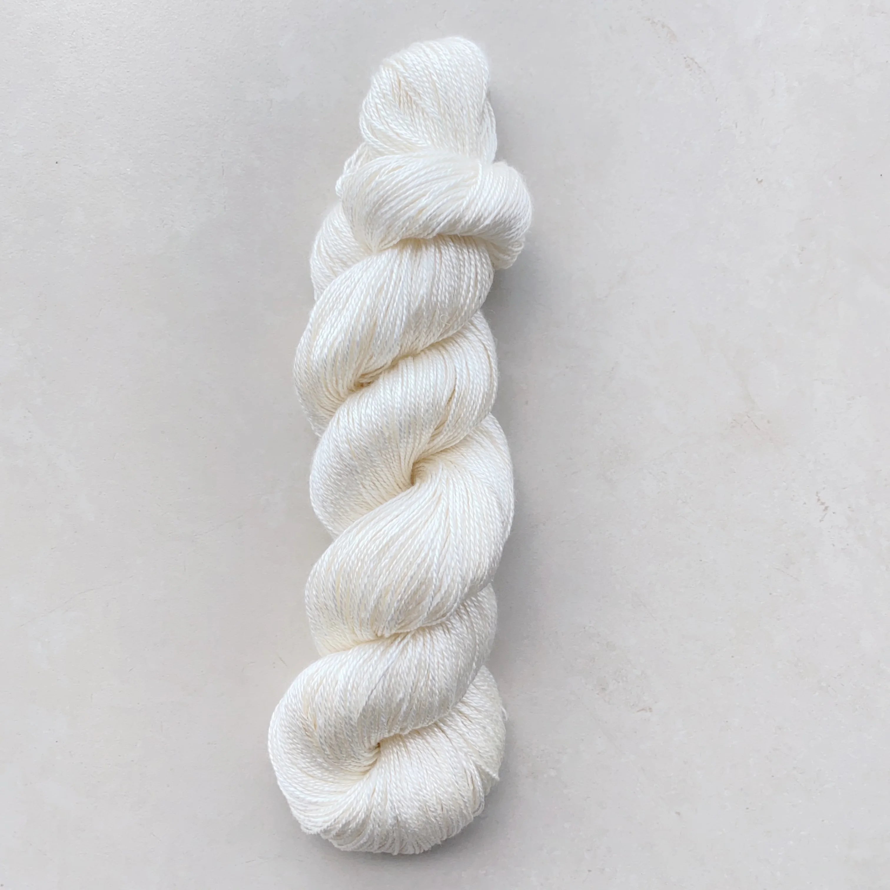 Lotus Yarns Silk 8 High Quality Pure Mulberry Silk Yarn 400m/100g Undyed Color for Carpets  Natural FIber Hand Dye