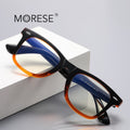 MORESE Model 2102  Transparent Retro Anti Blue Light TR90 Unisex Glasses Optical Eyeglasses Frames Pingfan Glasses